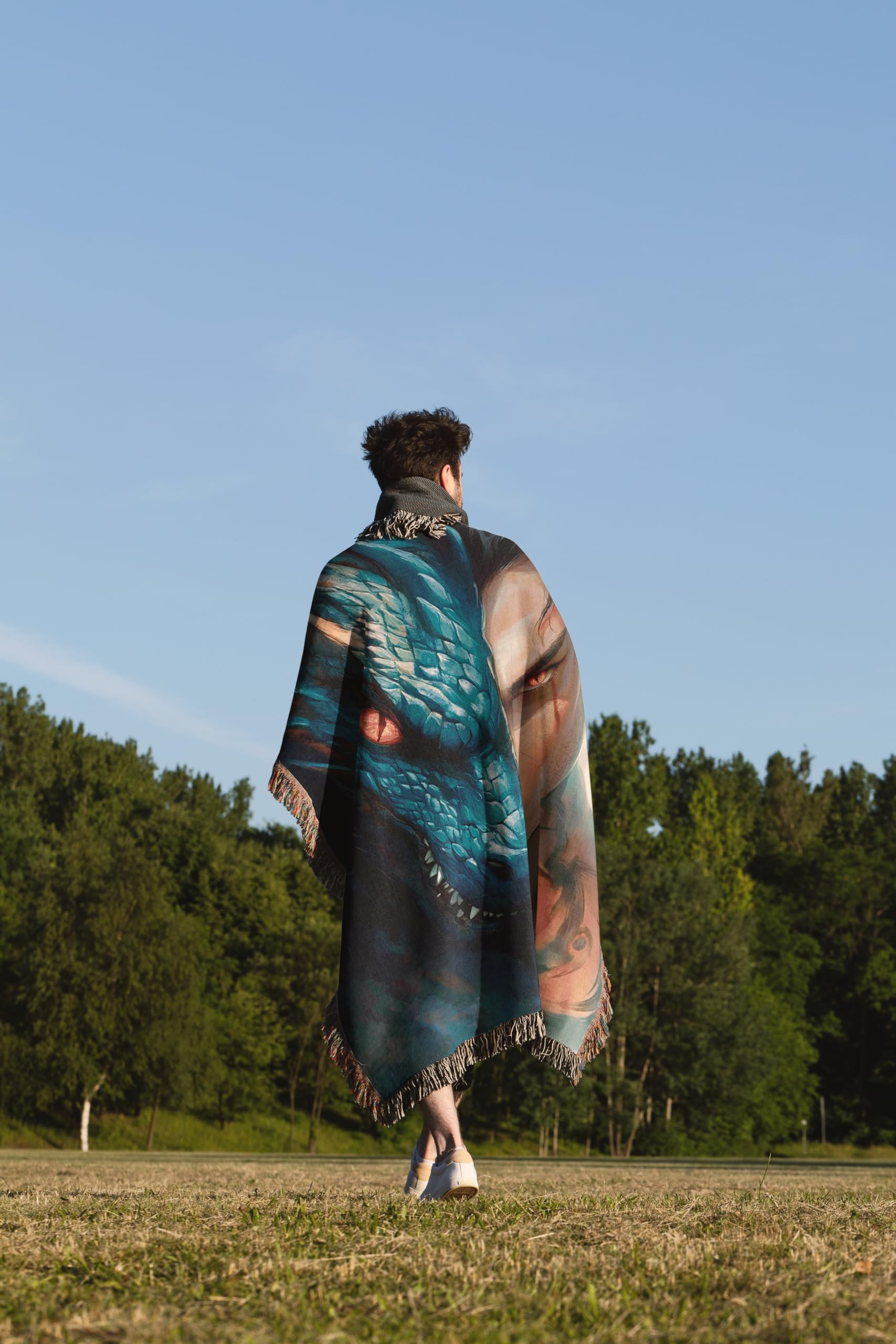 Amazon.com: Onyx Storm Woven Throw Blanket Xaden Riorson Inspired