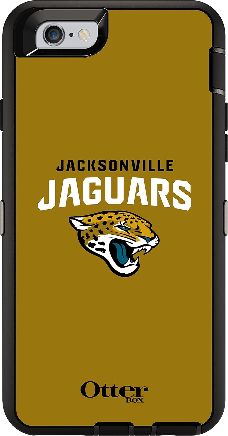 OtterBox DEFENDER iPhone 6/6s Case - Retail Packaging - NFL JAGUARS