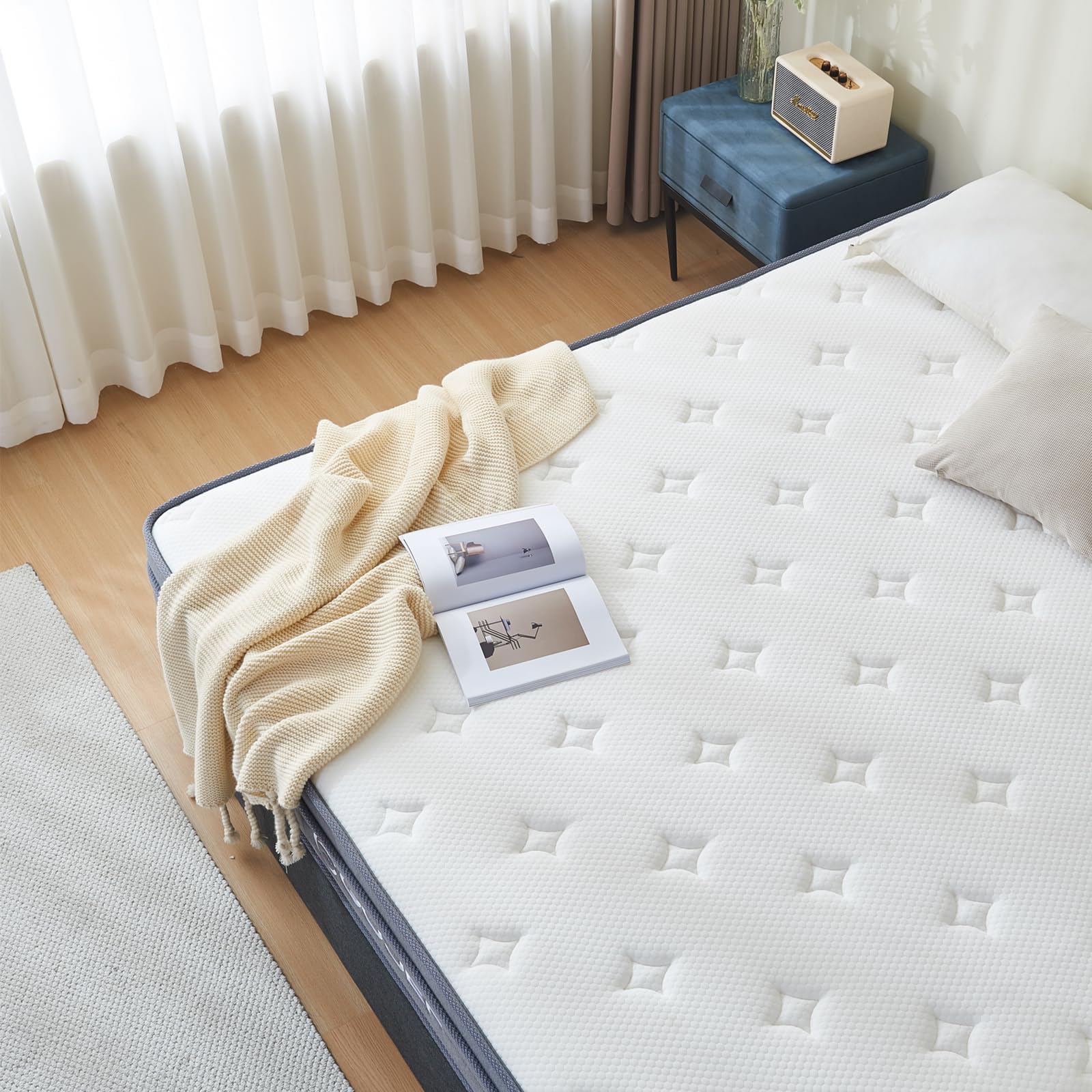 Gojef Full Size Mattress, 12 Inch Memory Foam Mattress Full