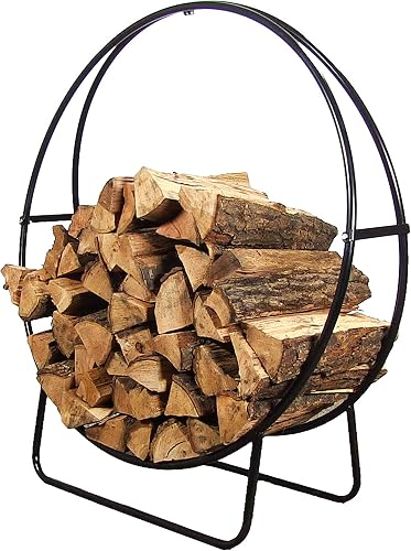 Sunnydaze 24 in Steel Firewood Log Hoop