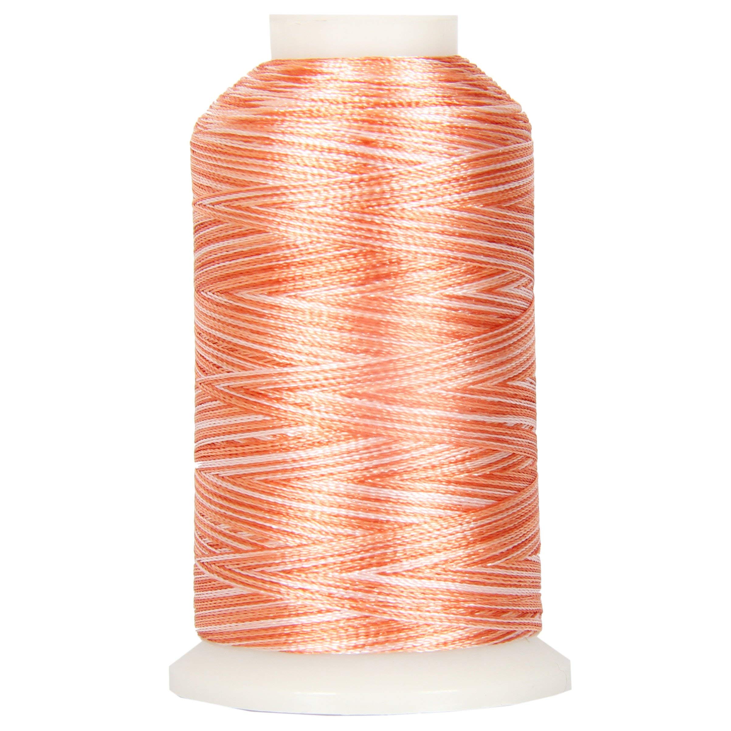 ThreadArt Polyester Machine Embroidery Thread, 1000M 40wt, Peaches