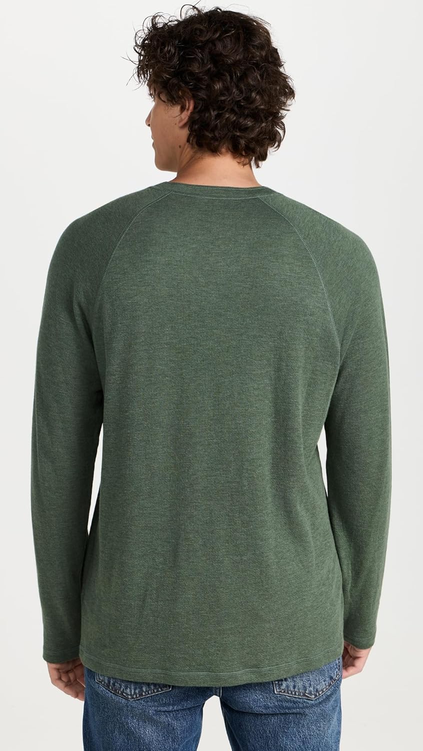 Faherty Men's Cloud Long Sleeve Henley - Image 3