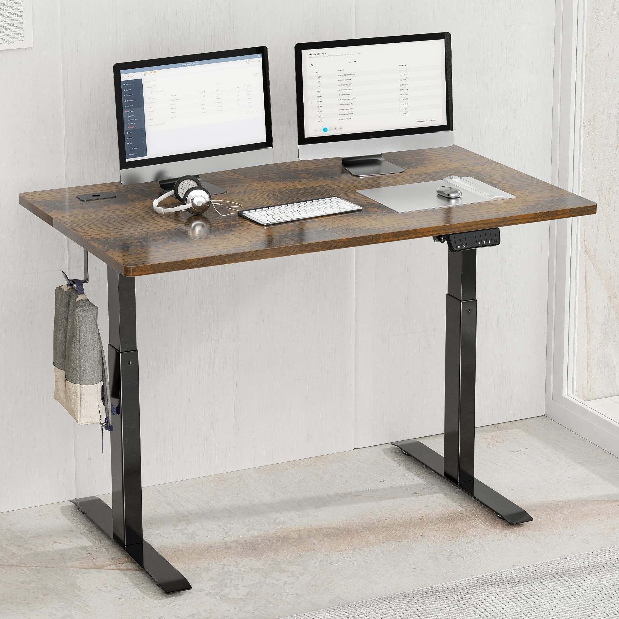 Buy Electric Standing Desk 2 Height Adjustable Desk Sit Stand Desk Base