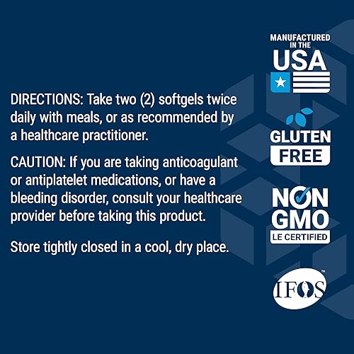 Miniatura 7 de Life Extension Super Omega-3 EPADHA Aceite de pescado lignanos de sésamo y extracto de oliva sin gluten sin OMG 60 cápsulas blandas