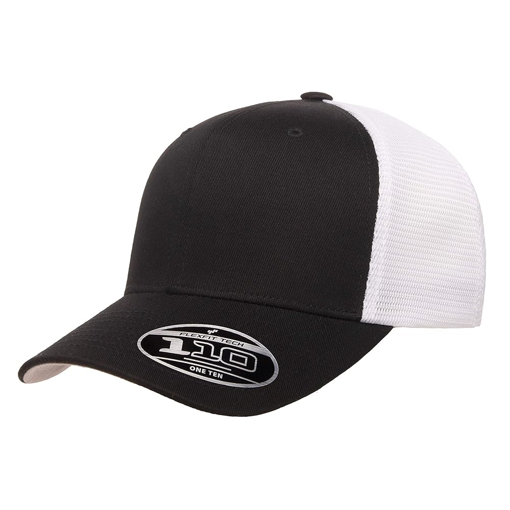 新品　BRIEFING MEN’S FULL MESH CAP FLEX FIT Flexfit Men's 360 Omnimesh Cap, Black, S/M at Amazon Men's