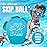 Activ Life 2 Pack Ultimate Skip Ball, Summer Toy for Kids, Beach Games, Birthday Gifts for Teens, Adult and Family, Swimming Pool Diving Toys Water Balls (Blue Spots)