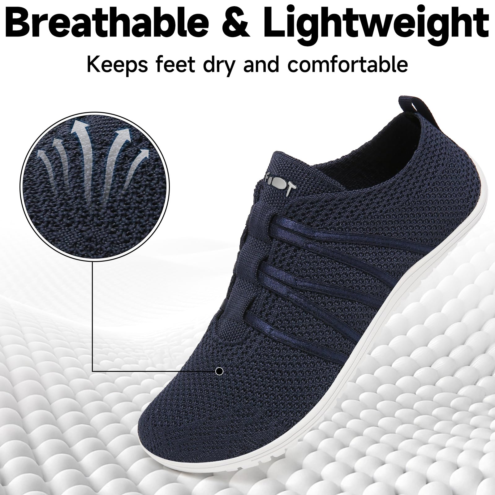 Wizshoe Buty Boso Damskie i Męskie, Wygodne Slip-On Sneakers, Oddychające Buty Fitness z Podeszwą Zero-Drop