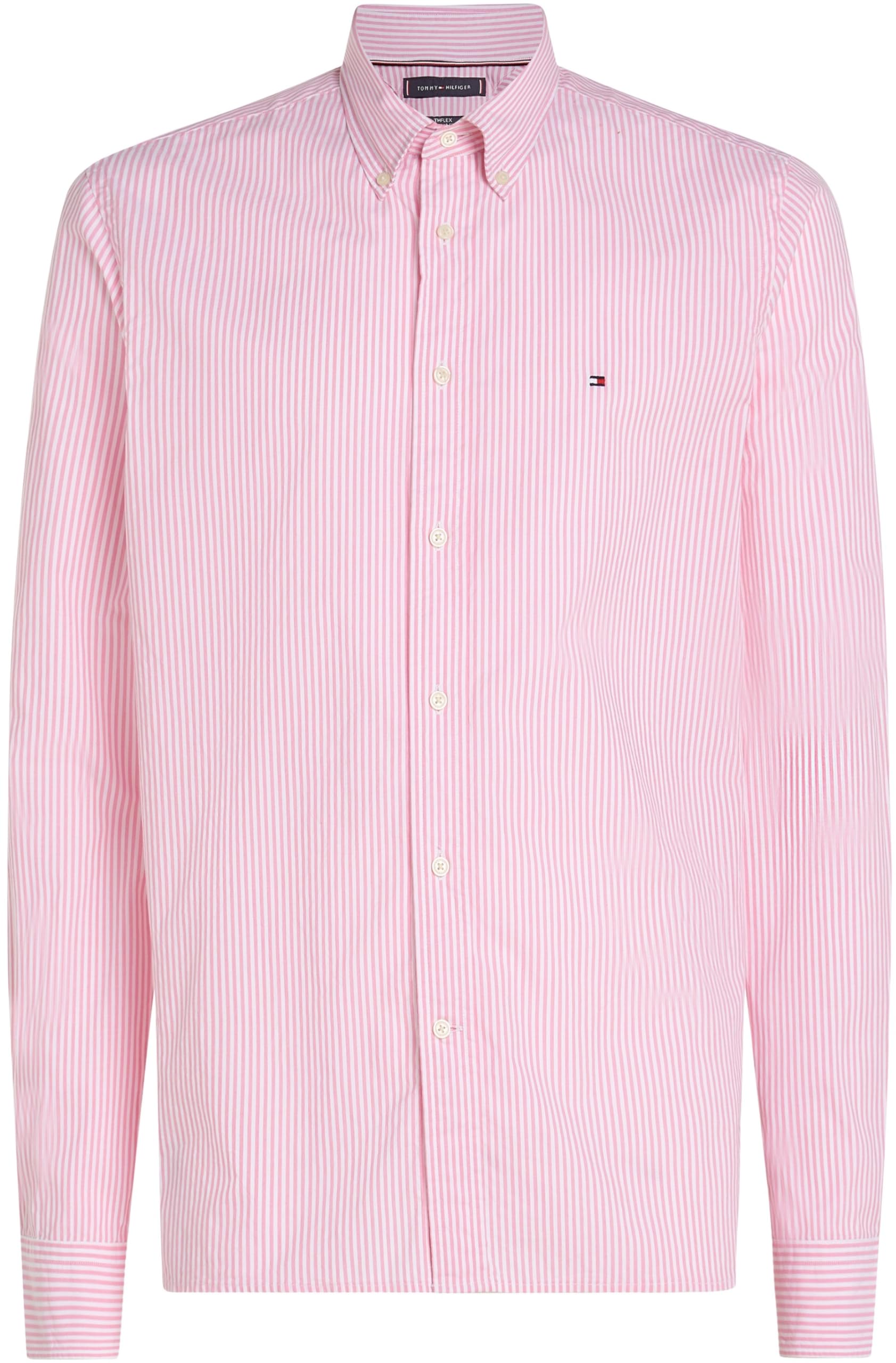 Tommy Hilfiger Herren Hemd Flex Poplin Classic Regular Fit