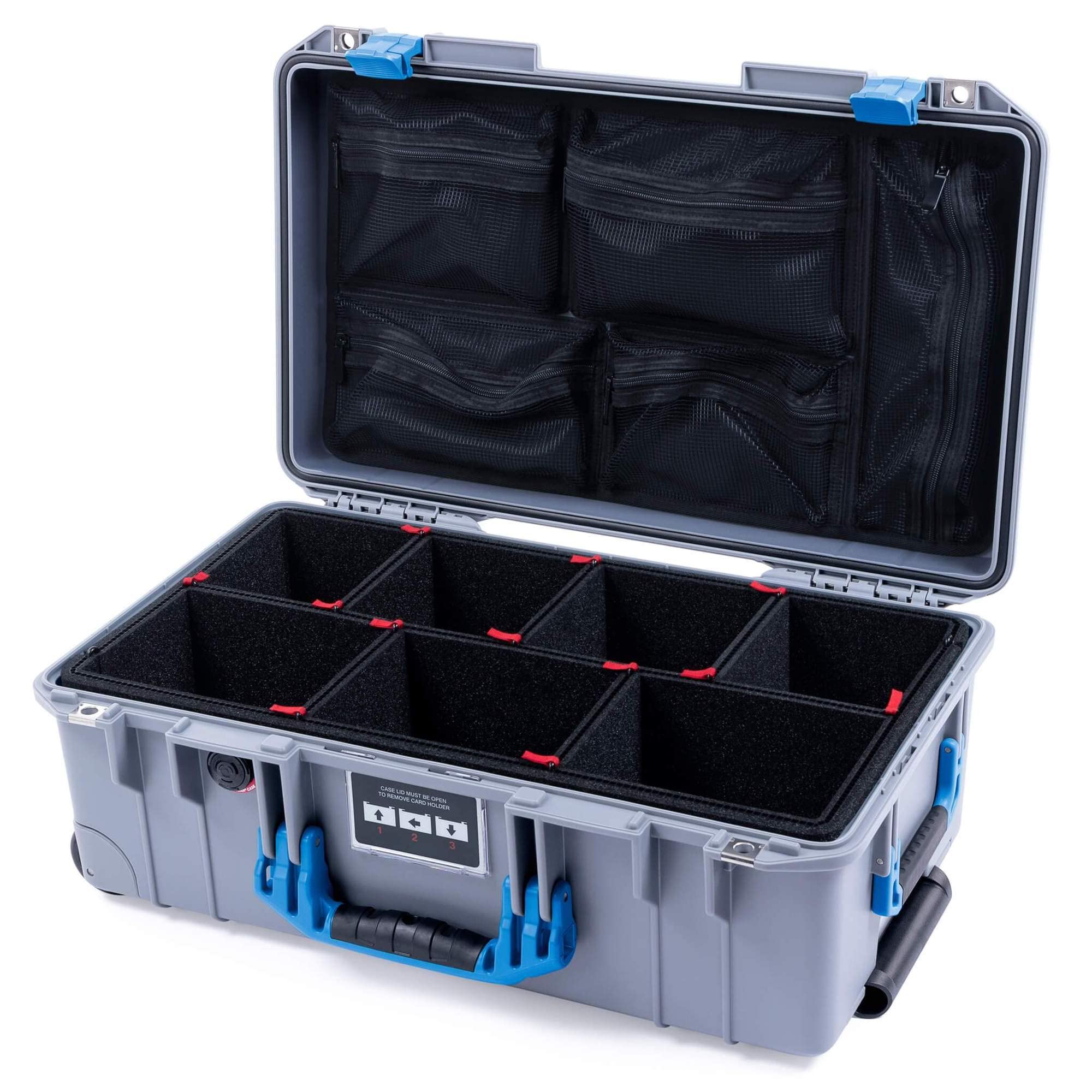 Amazon.co.jp: Pelican 1535 シルバー&ブルー Airケース TrekPak