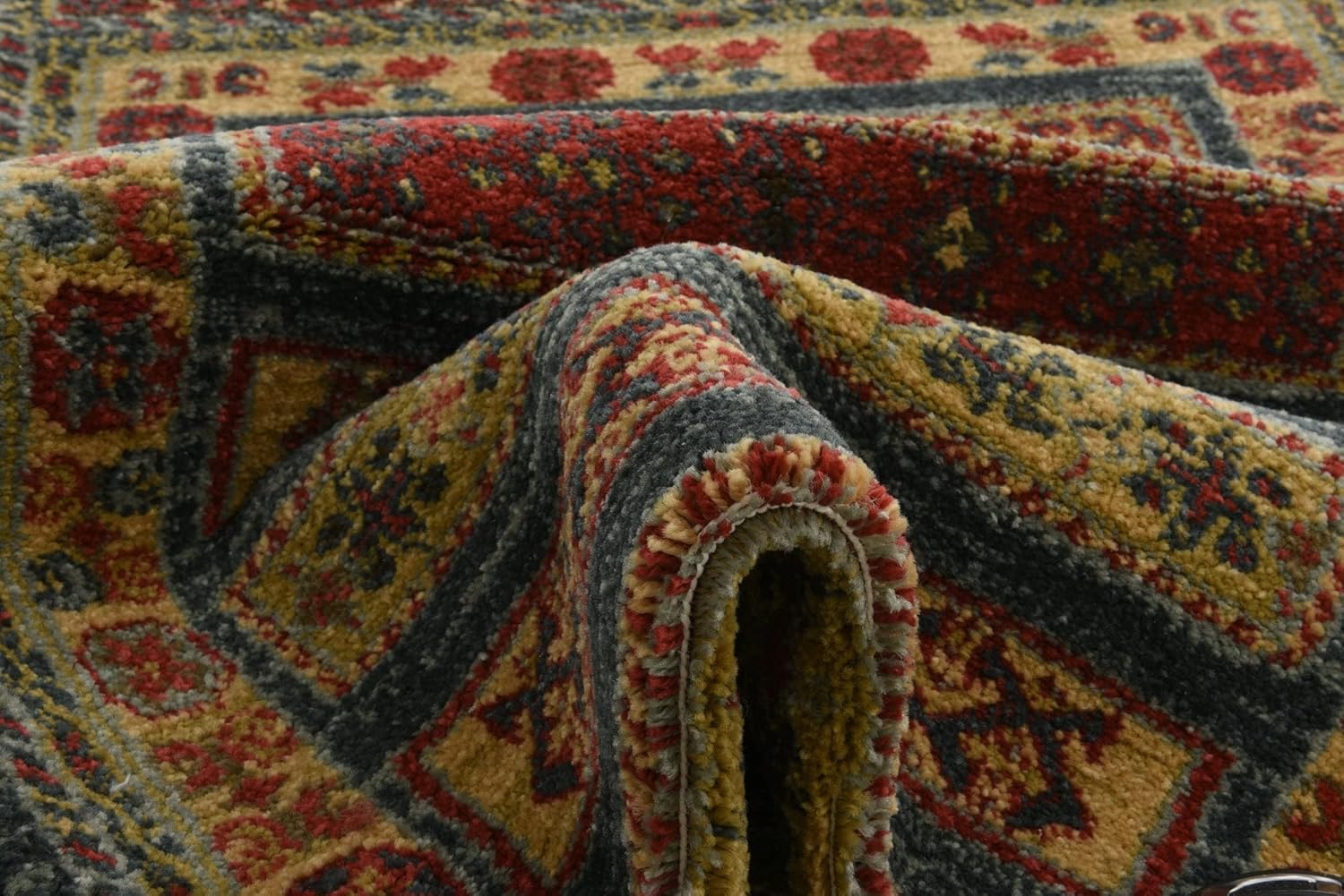 Unique Loom Fars Collection Area Rug - Pasadena (2' 7" x 10' Runner, Blue/ Light Blue)
