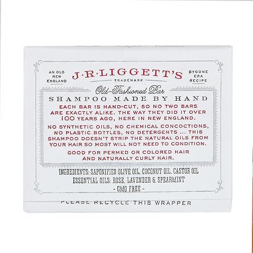 Miniatura 7 de J.R.LIGGETT'S - 2 barras de champú de fórmula original y 1 estante de madera maciza para prolongar la vida útil de tu barra de champú, fórmula