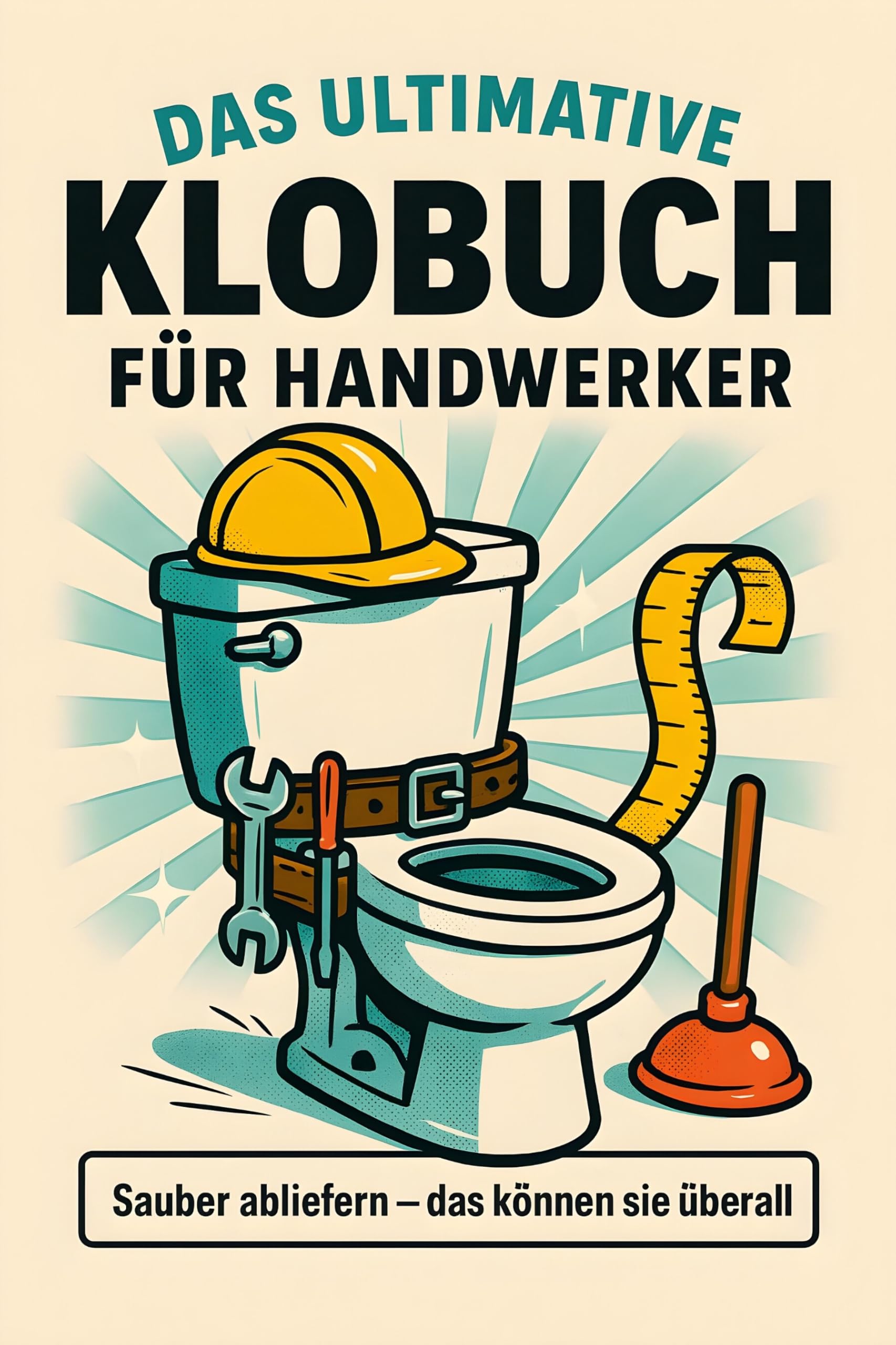 Das ultimative Klobuch für Handwerker: Sauber abliefern – das können sie überall. Lustiges Geschenk mit Lifehacks, Fun Facts und Geschichten
