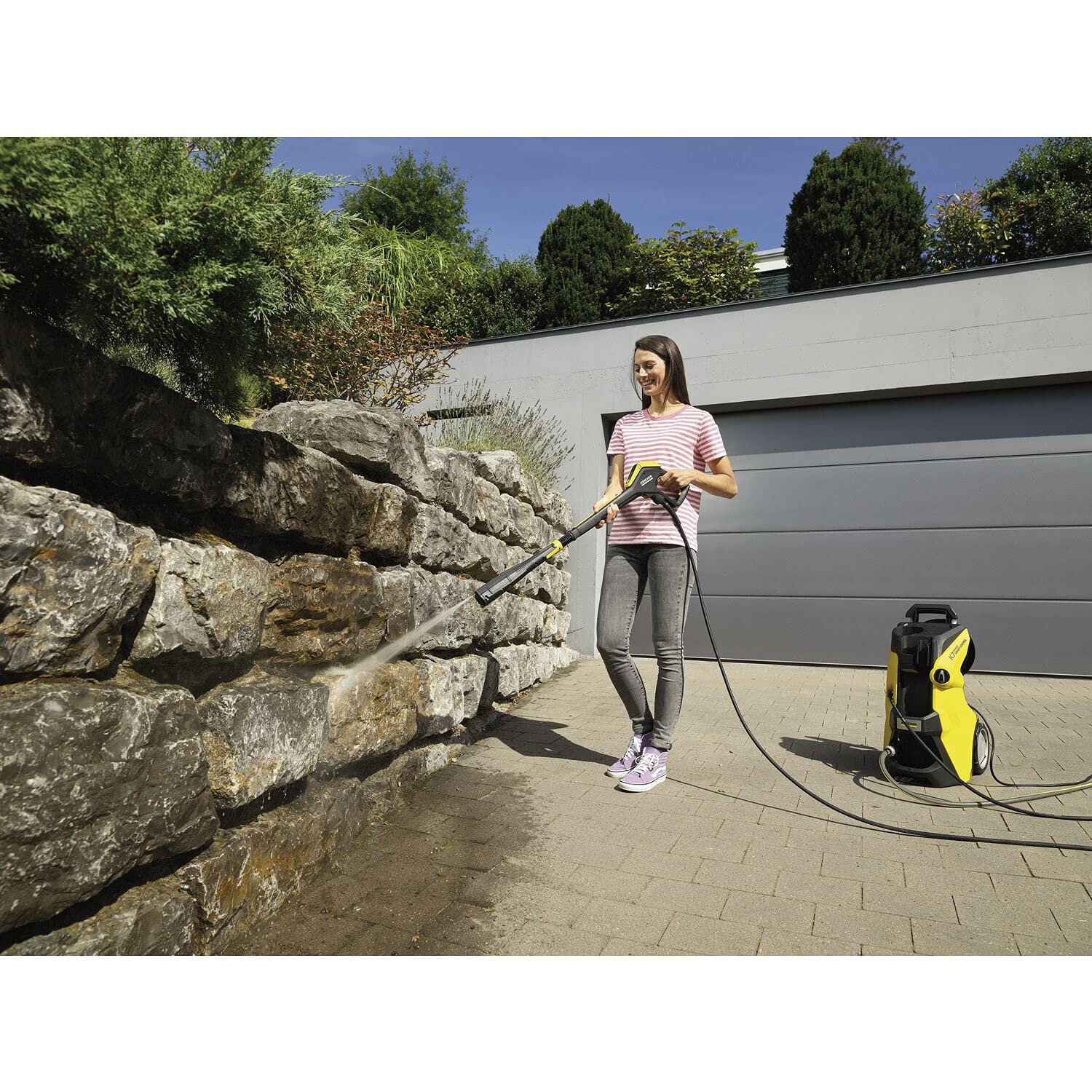 Kärcher Hidrolimpiadora K 5 Power Control Home, presión: 145 Bar, caudal: 500 l/h, Rendimiento: 40 m²/h, Filtro de Agua, Peso: 13 kg, Pistola de Alta presión, Boquilla Turbo, Lanza, Kit para el hogar