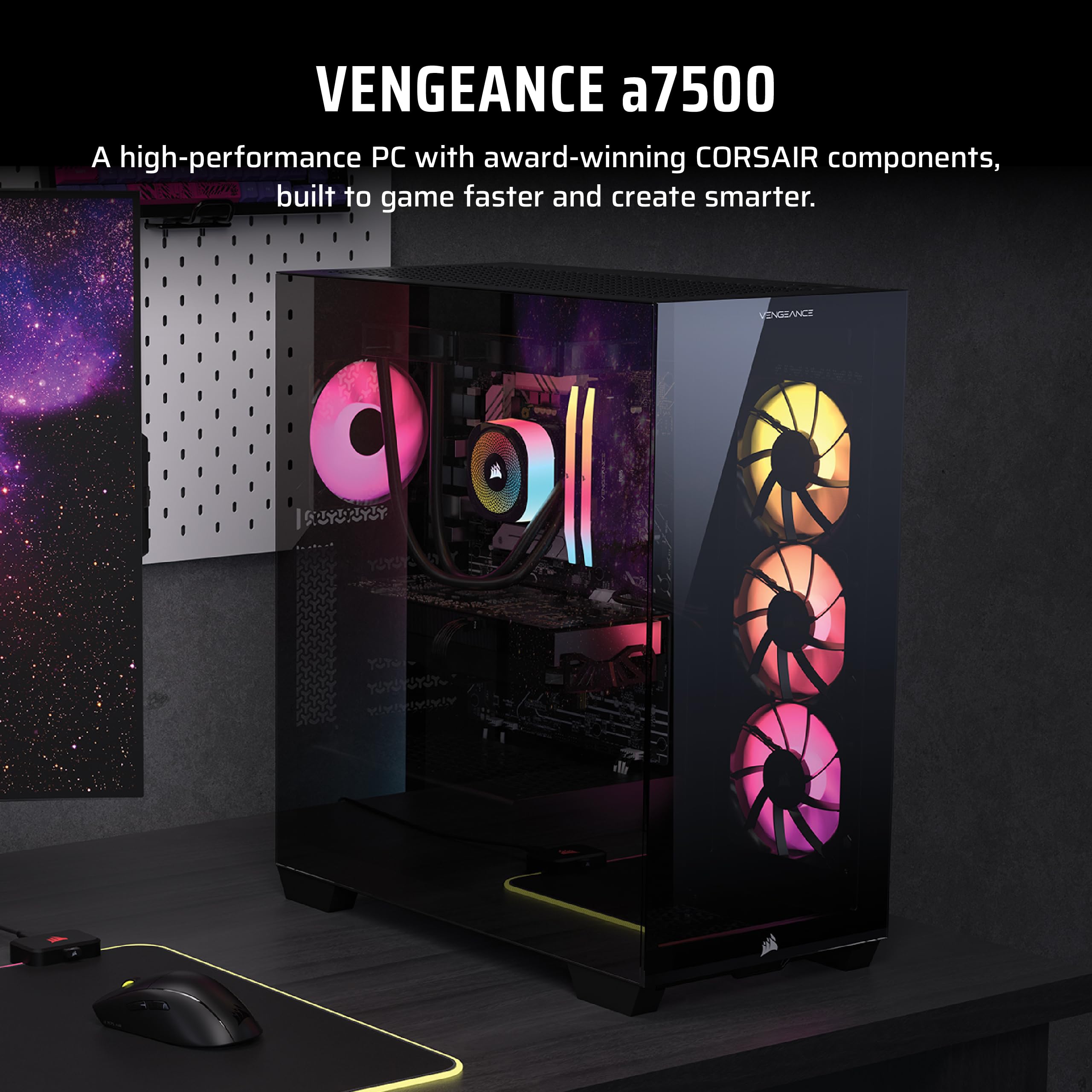Corsair メモリ16GB ＋ E7500(OC) ＋ Athlon II Amazon.com: Corsair Vengeance a7500 Gaming PC – Liquid Cooled AMD