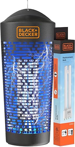 Miniatura 10 de BLACK+DECKER Exterminador de insectos, repelente de mosquitos y trampas para moscas para interiores, exterminador de mosquitos y asesino, atrapa