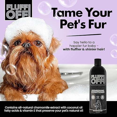 Miniatura 5 de FLUFF OFF! by Girl With The Dogs, Champú y acondicionador natural para perros y gatos, paquete de 16 onzas