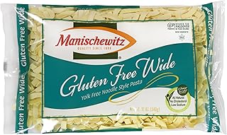 Manischewitz Gluten Free Wide Egg Noodles (4 Pack) Yolk Free, Kosher For...