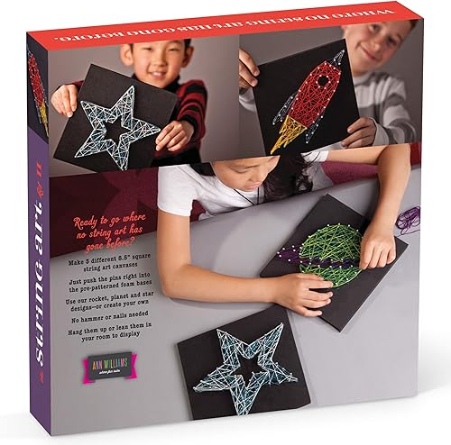 Miniatura 2 de Craft-tastic Arte de cuerda de bricolaje  Kit de manualidades para niños  Todo incluido para 3 divertidos proyectos de arte y manualidades  La serie