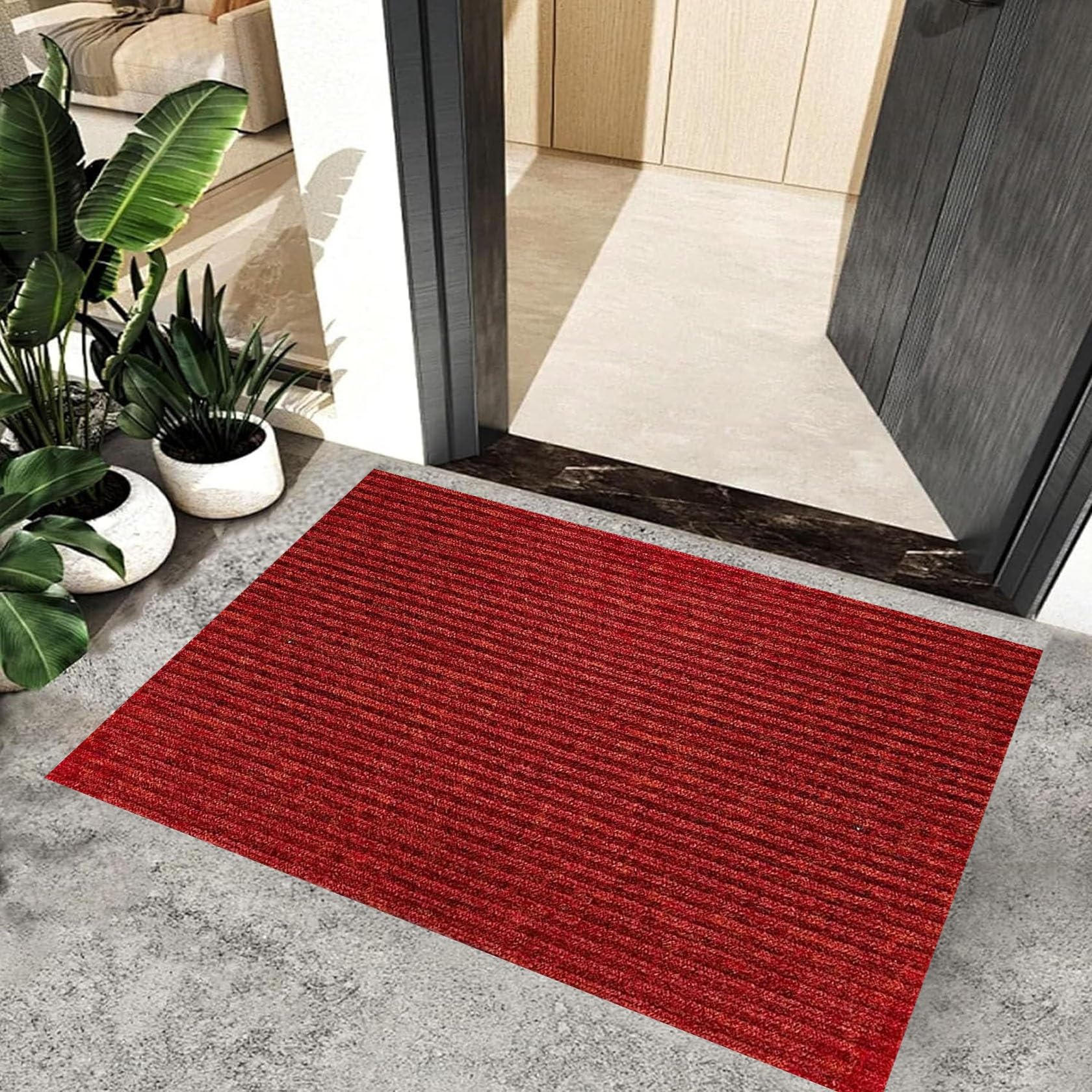 Wasbare Deurmatten met Vuilvanger 54 x 90 cm Sterke, Antislip en Wasbare Deurmatten met Vuilvanger 54 x 90 cm Sterke, Antislip en
