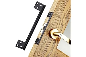 Door Latch Lock | Extra Home Security Door Guard Plate