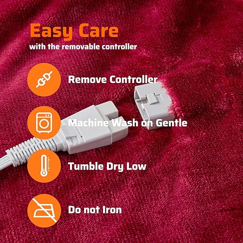 Miniatura 6 de Degrees of Comfort - Cobija con calefacción peluda y afelpada tipo sherpa