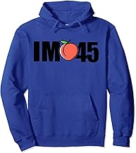 IMPEACH 45 IM Peach 45 Donald Trump Impeachment Meme Pullover Hoodie