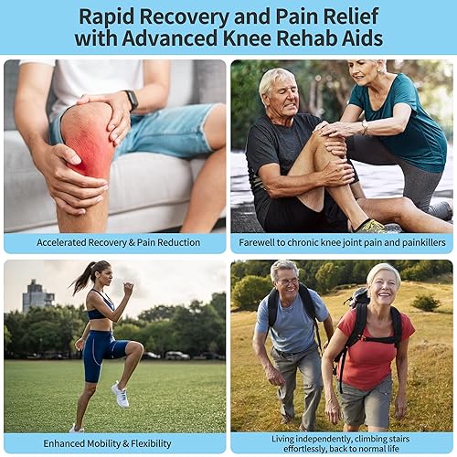 Miniatura 7 de Equipo de recuperación de reemplazo de rodilla para cirugía de rodilla, soporte posoperatorio para mejorar la movilidad, alivio del dolor y rango de
