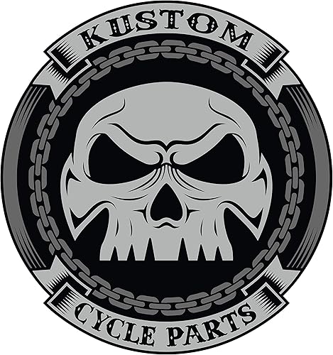 Miniatura 8 de Kustom Cycle Parts Skulls Theamed Smoke Bullet - Cubierta para lente de señal de giro compatible con Harley Davidson Street Glide, Road Glide, Road