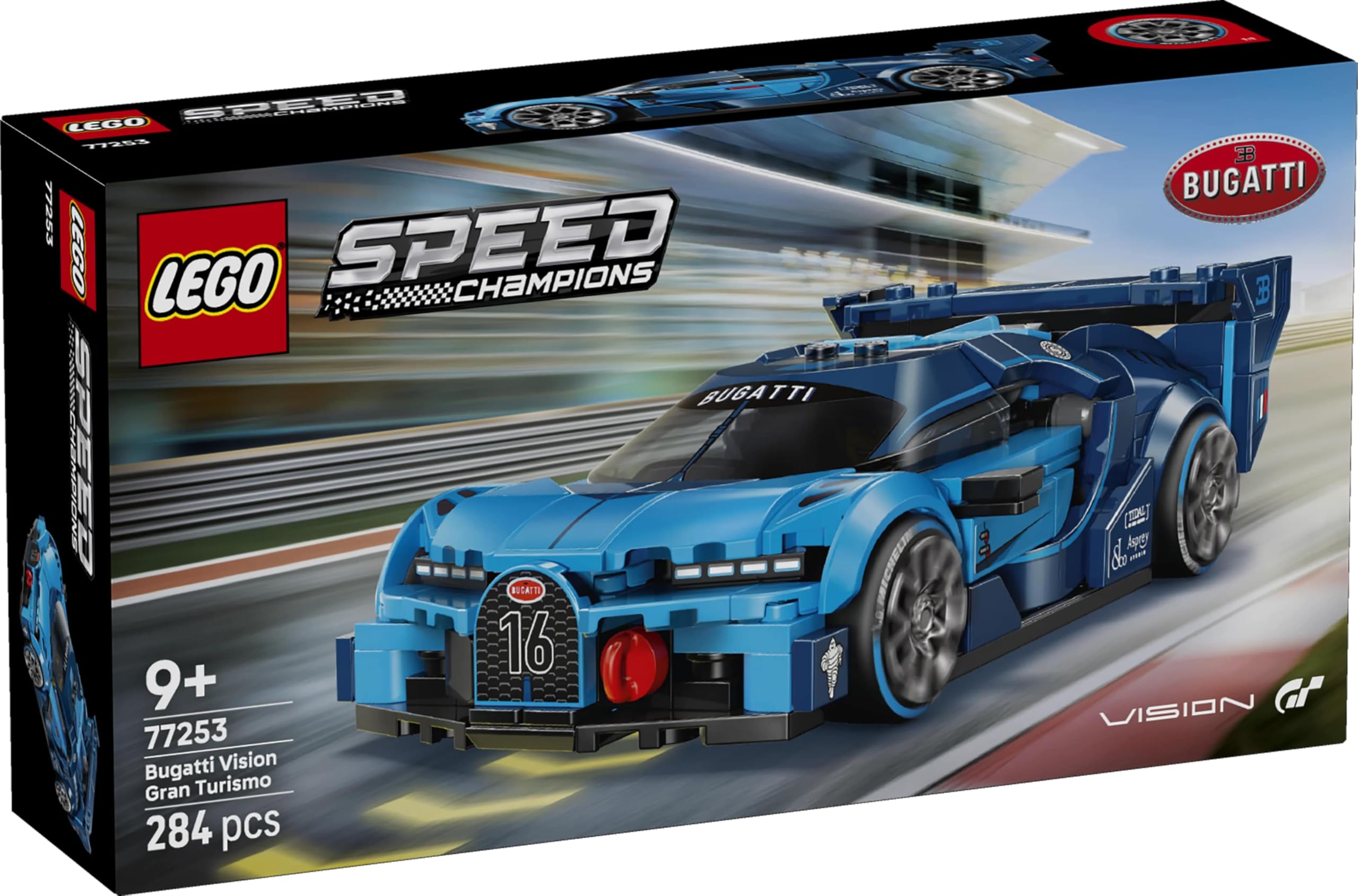 LEGO Speed Champions Bugatti Vision Gran Turismo Hyper Sports Car Model Kit and Building Set 77253 — Amazon image 9