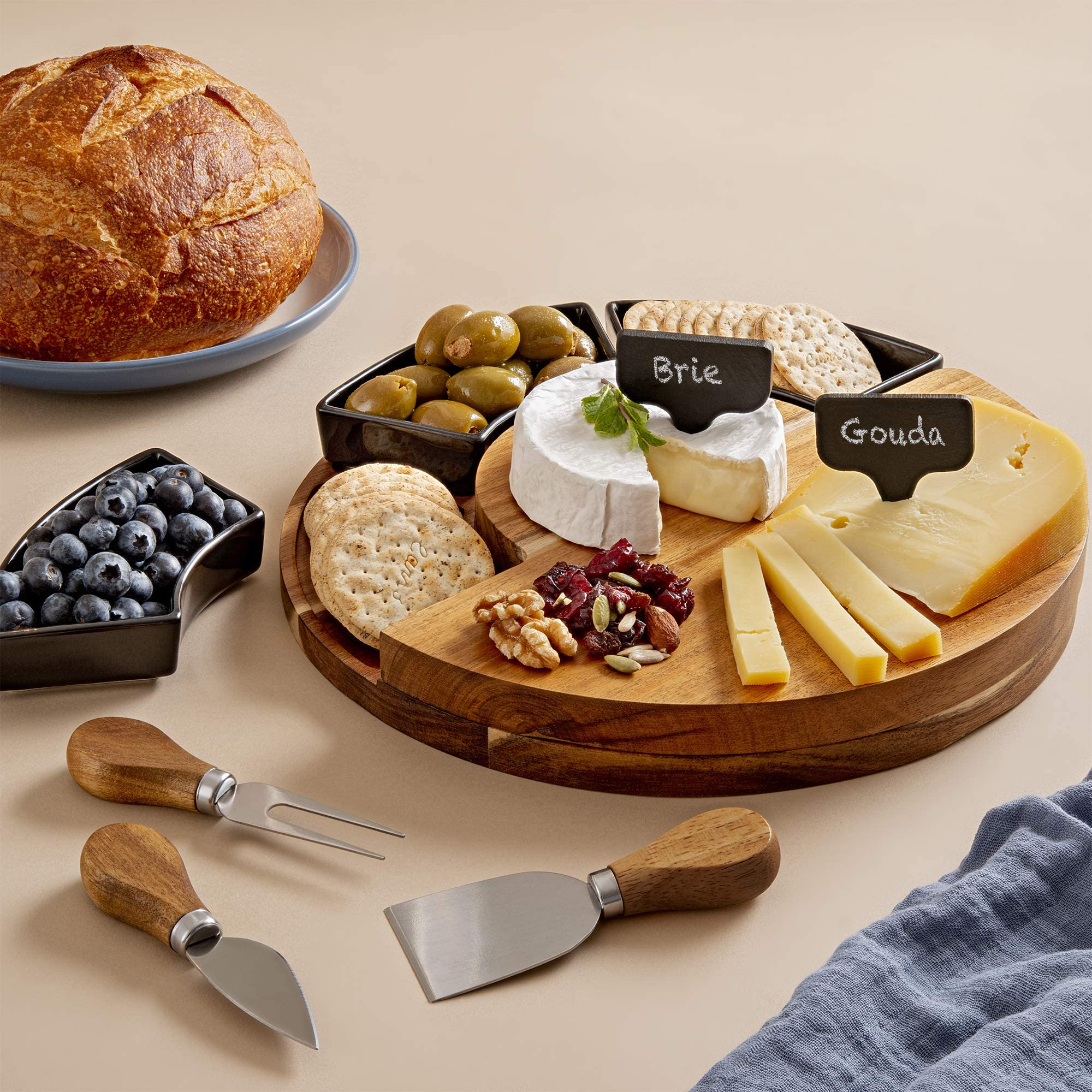 Amazon.co.jp: チーズボードセット | シャルキュトリボードセット 理想