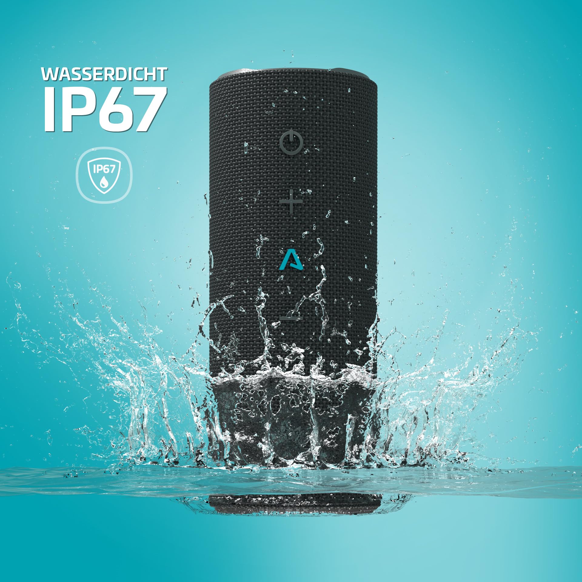 Lamax Sounder2 Play głośnik Bluetooth, 24 godziny przyjemności słuchania, doskonała moc 24 W, efekty wizualne, Bluetooth 5.3, wodoodporność IP67, mikrofon do połączeń