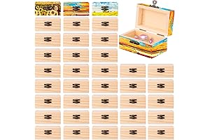 Thyle 48 Pcs Bulk Wooden Boxes