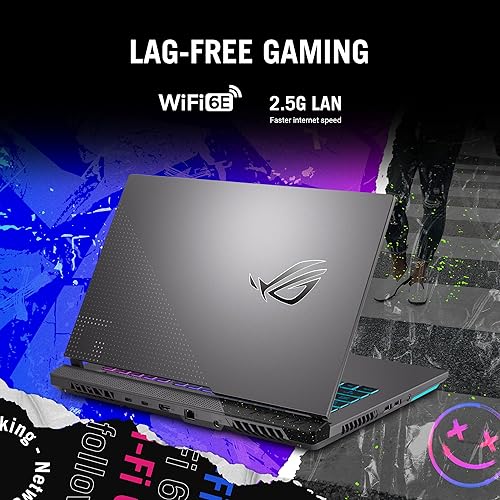 Miniatura 5 de ASUS ROG Strix G15 - Laptop para juegos, 15.6" 169 FHD 144Hz, GeForce RTX 3050, AMD Ryzen 7 6800HS, 8GB DDR5, 512GB PCIe SSD, Wi-Fi 6E, Windows 11,