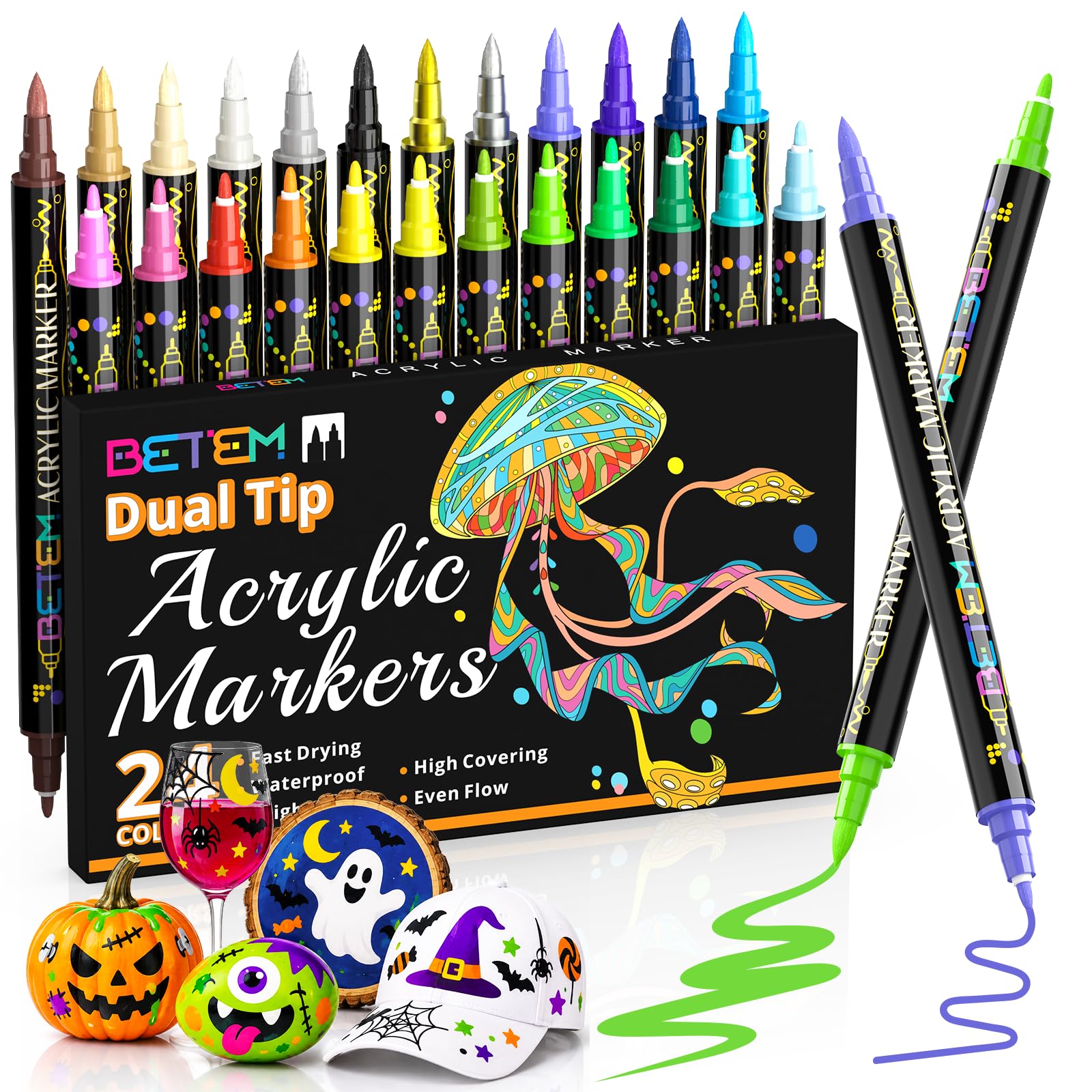24 Colors Paint Markers
