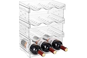 IEEK Stackable Plastic Wine Rack: The Perfect Solution for Your Wine Storage Needs