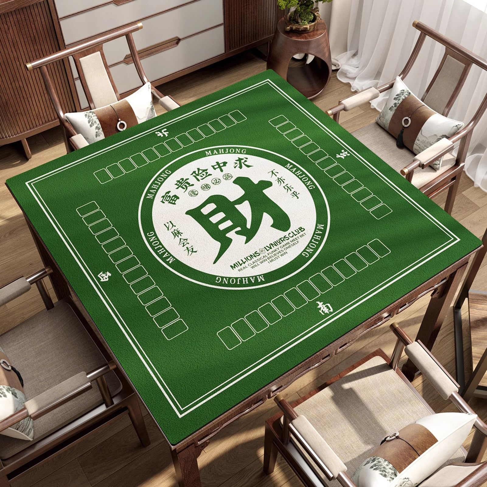 Teglia da Forno, Morbido Antiscivolo e riduzione del Rumore con Borsa for Il Trasporto, Grande Tappetino da Gioco for Poker, Carte, Giochi di Tessere(80cm/31.49in)