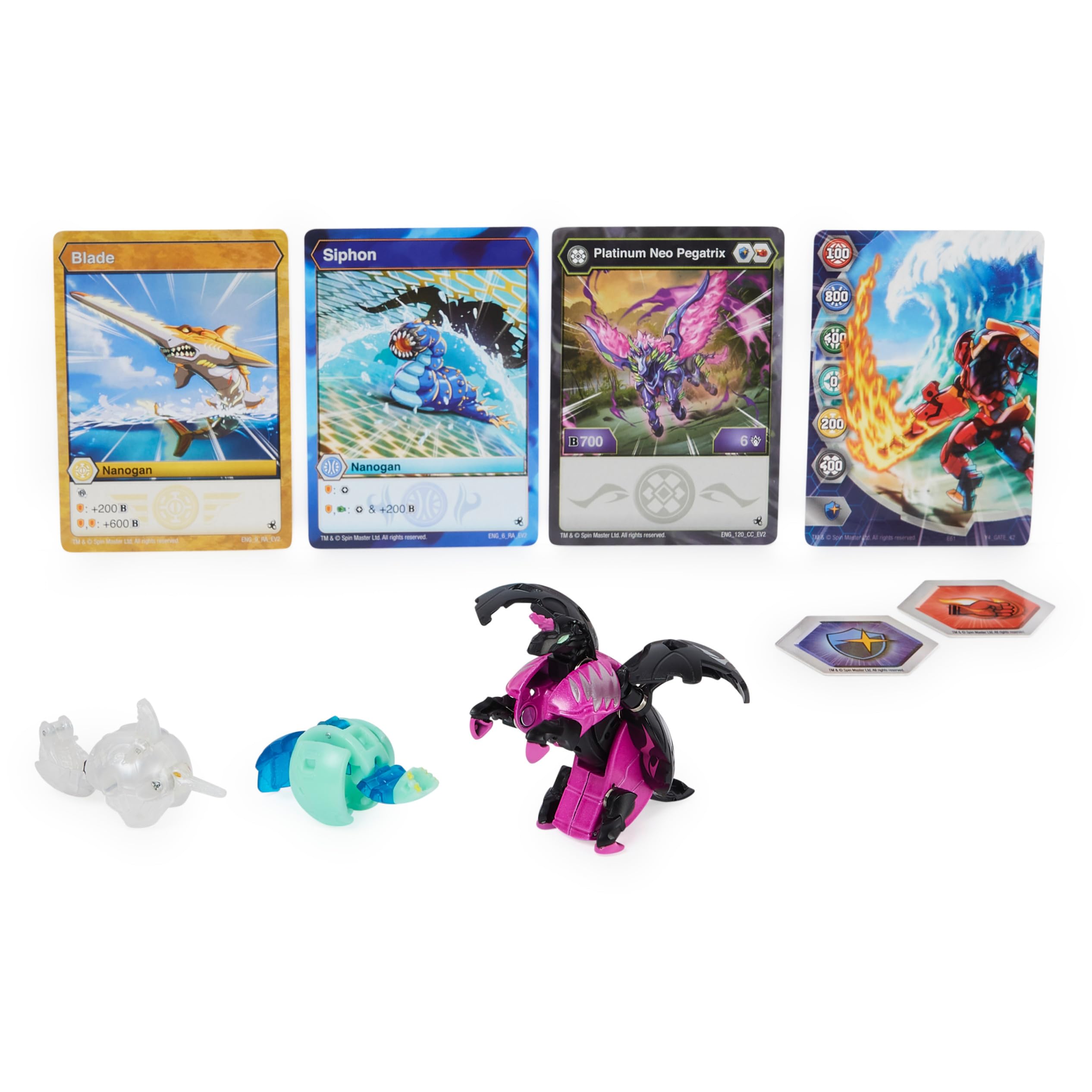 Amazon.com: Bakugan Evolutions, Neo Pegatrix with Nano Blade and