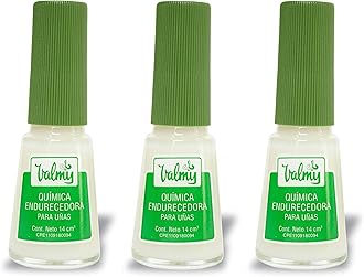 Valmy Quimica Endurecedora Nail Hardener - Strengthener and Protective Polish Treatment for Extra Strong Nails - Pack of 3