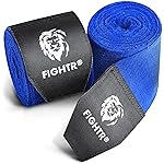 FIGHTR Boxing Handwraps 160 inches semi-Elastic Hand Wraps with Thumb Loop for Boxing, MMA, Muay Thai & Martial Arts