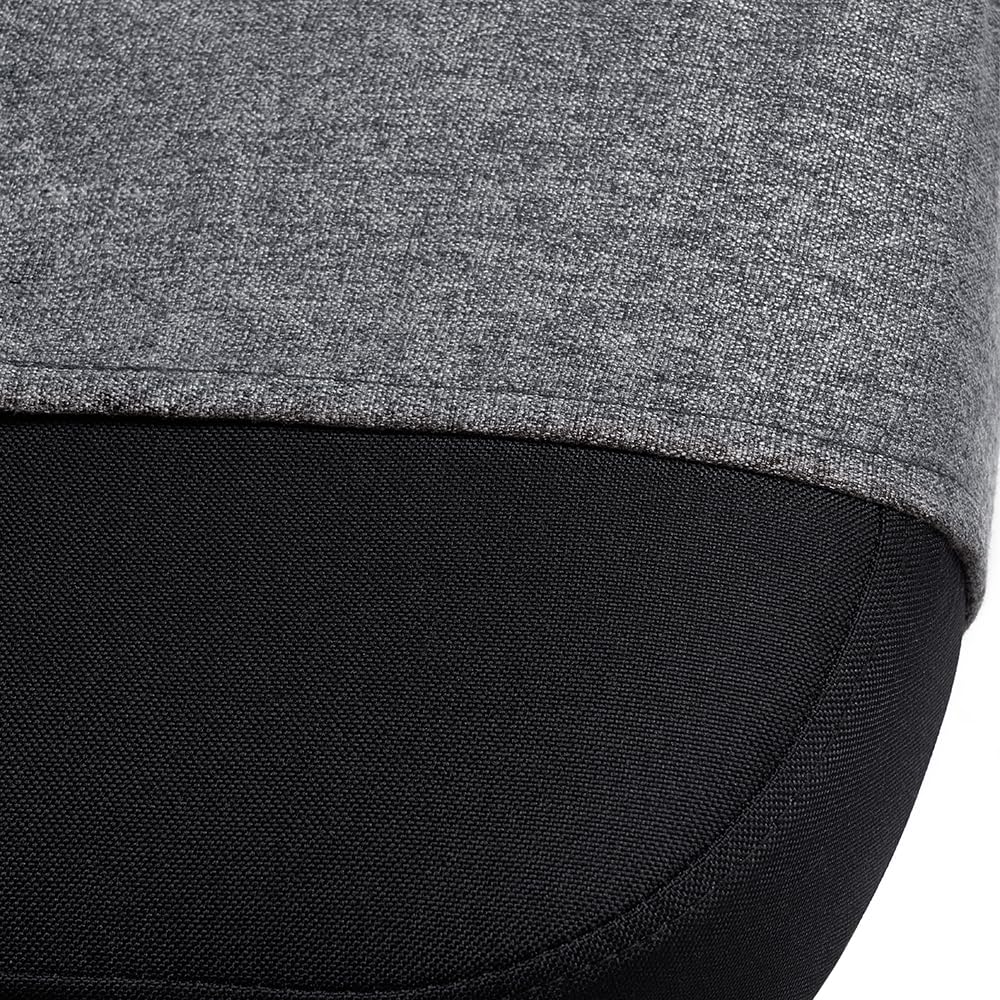 Hiragi Ergonomischer Kniestuhl Verstellbarer für zu Hause und Büro. Ergonomischer Bürostuhl mit dunkelgrauem Bezug aus Öko-TEX-zertifiziertem Standard 100 Stoff.