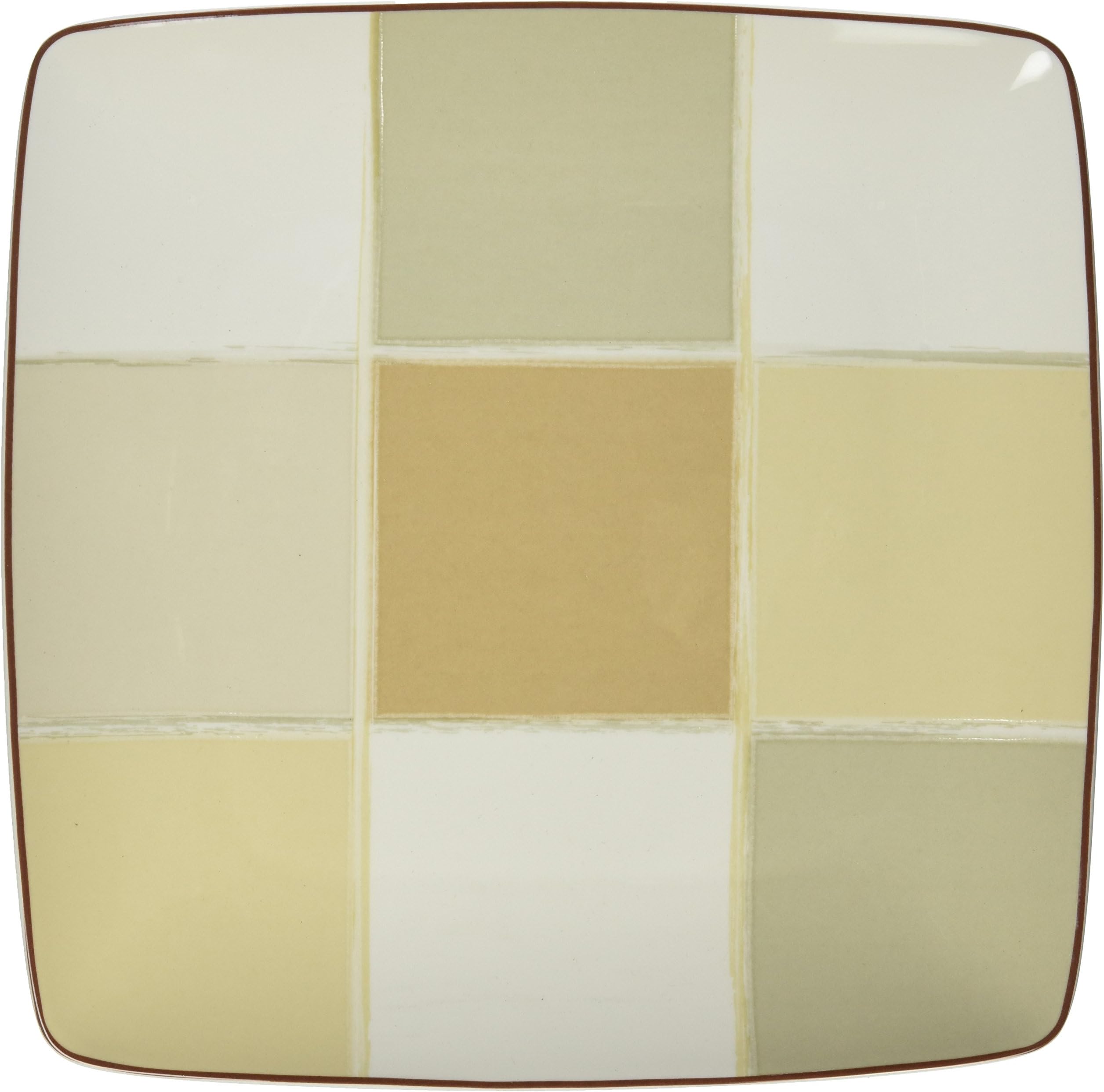 NoritakeMocha Java Square Accent Plate