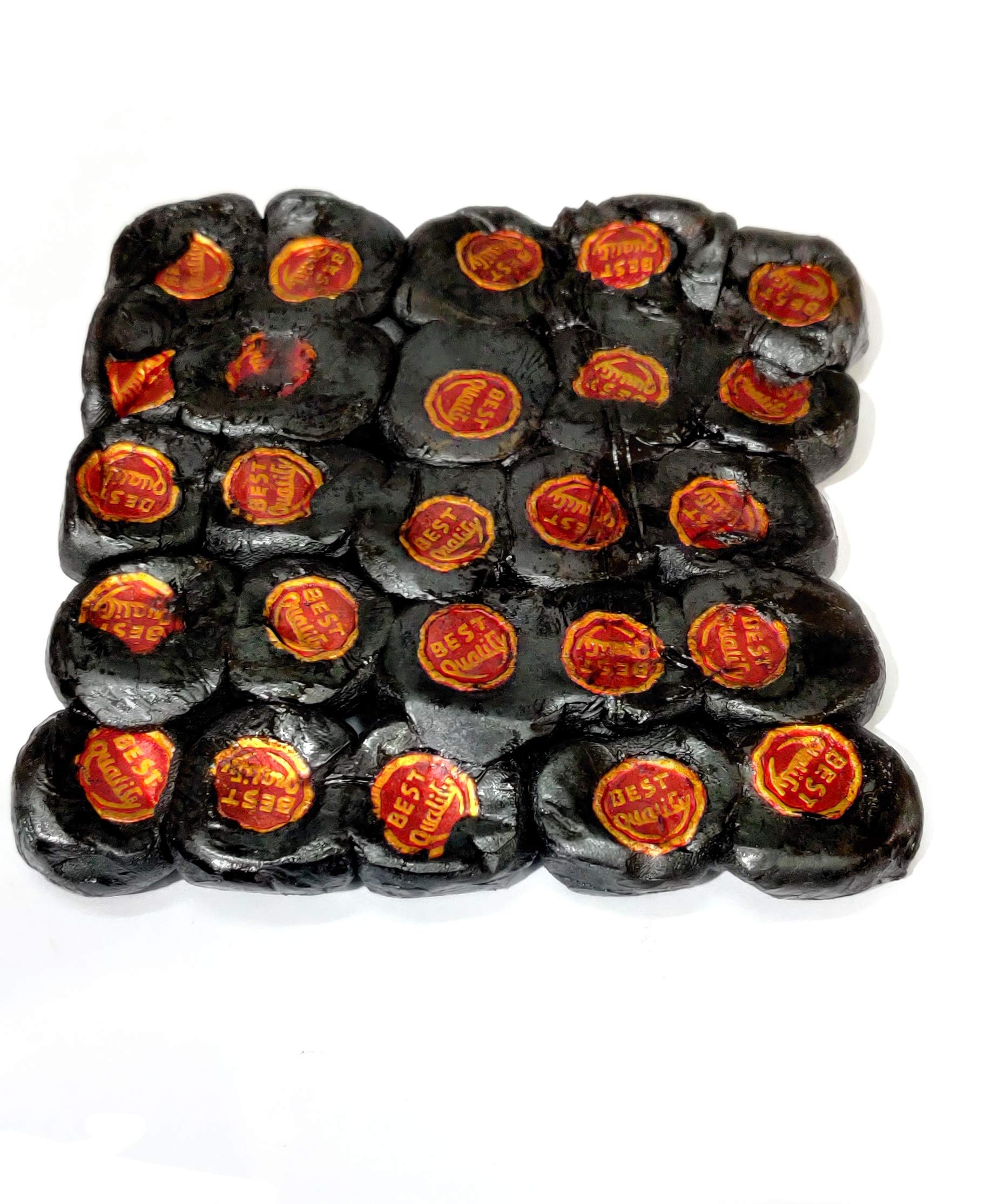 Raw Black Clay/Kala Mom for Jewellery Making and Art and Craft Works (Black)