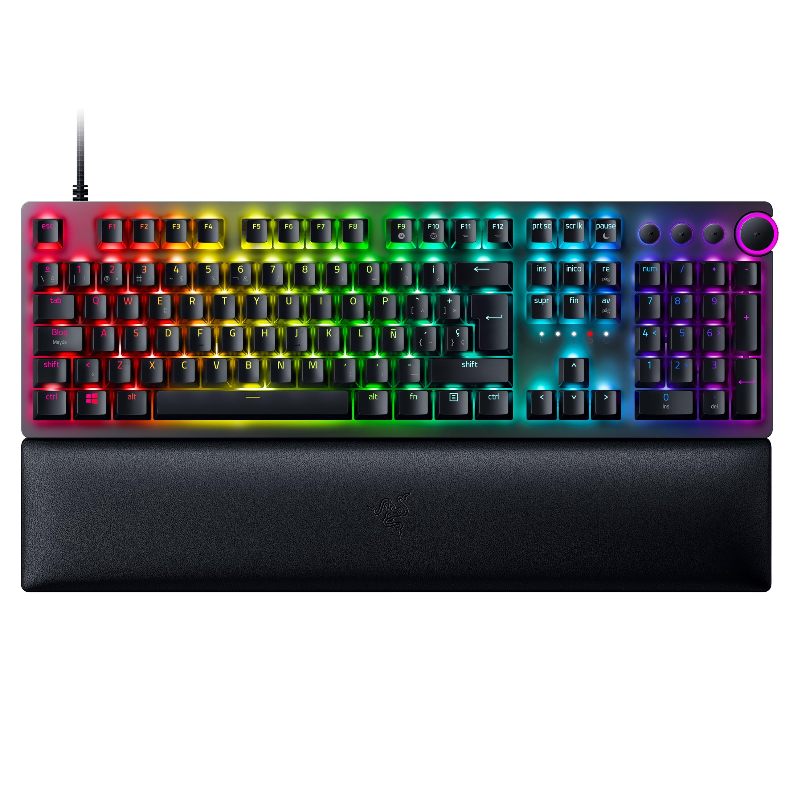 Razer Huntsman V3 Pro TKL - A Teclado óptico analógico para Esports - Snap Tap & Rapid Trigger (Modalità Attivazione Rapida, Dial multifunción y Botones de Control) Diseño QWERTY US | Negro — view 34