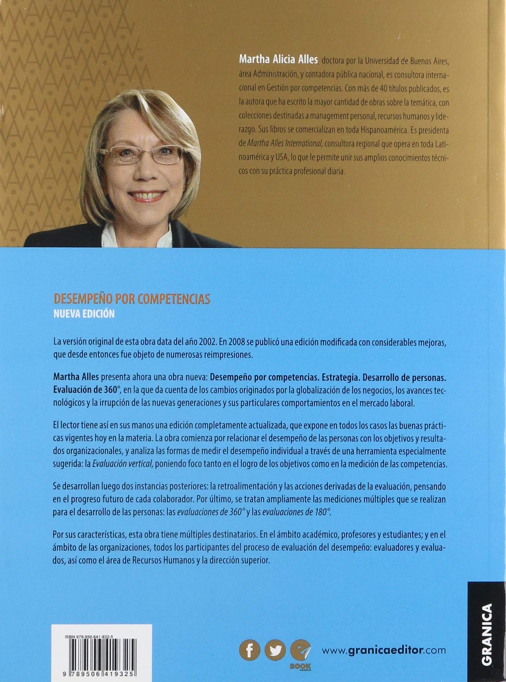 Desempeño por competencias (3ra edición): Estrategia, Evaluación De Personas: Desarrollo 360 (SIN COLECCION)