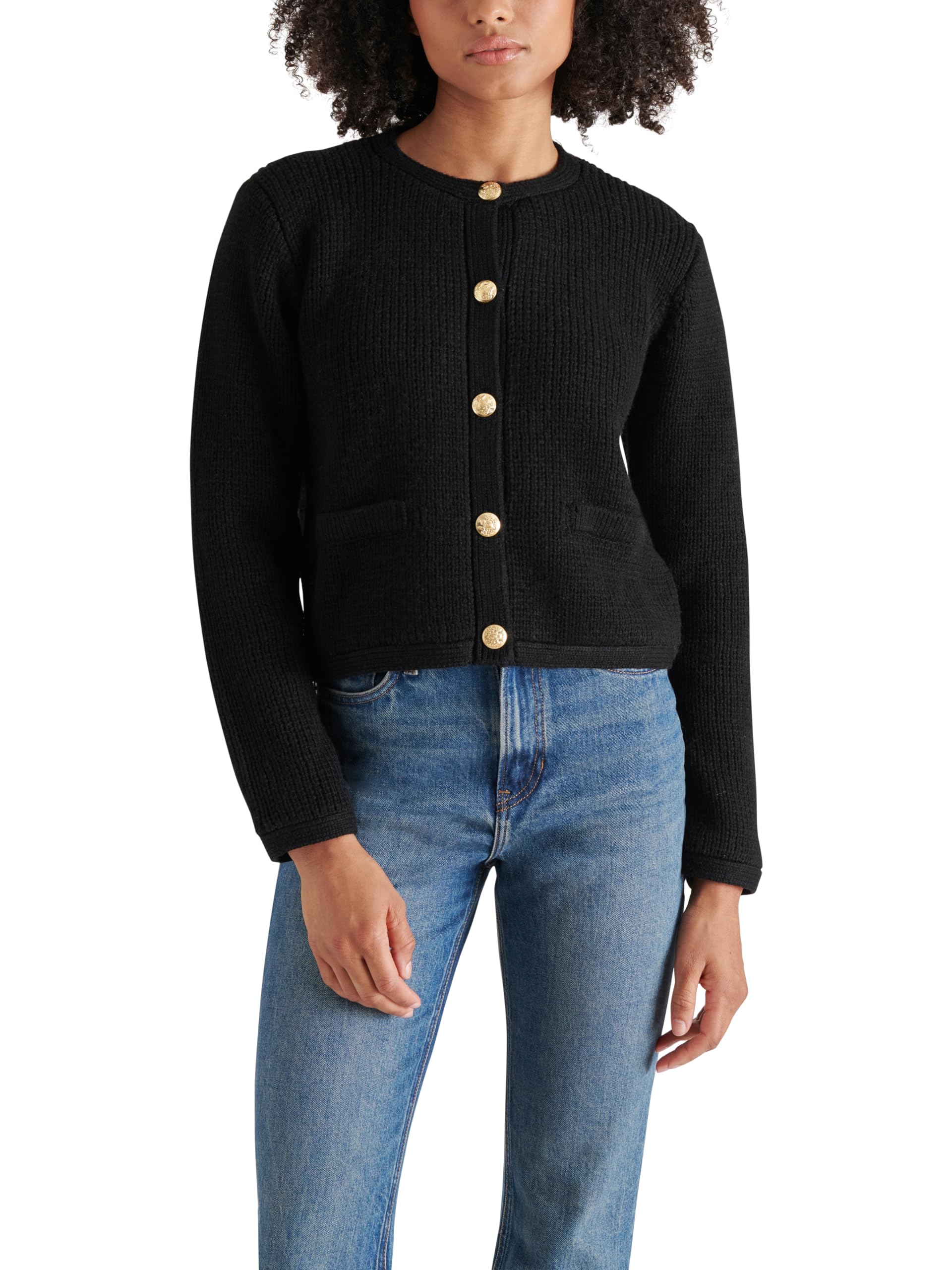 Steve Madden Women's Apparel Fantino Sweater Jacket
