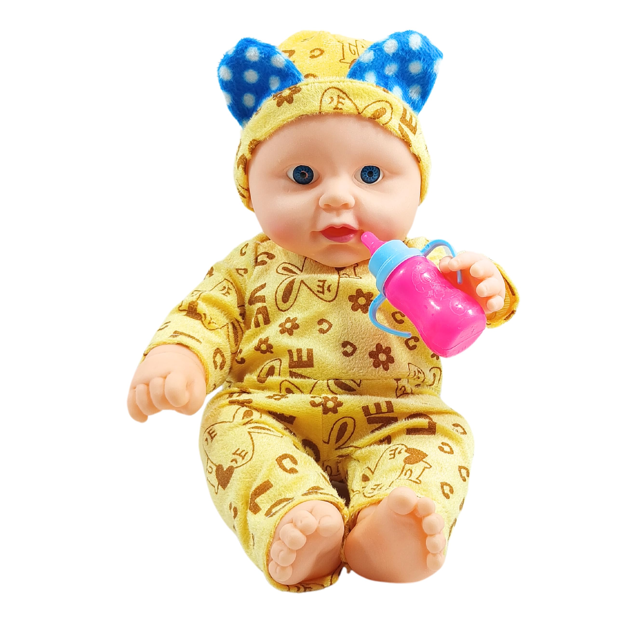 Ladli® Realistic Newborn Baby Doll with Feeding Toy for Kids and Gift for Kids Yellow Dress (B0DGXNYM8S) Amazon Price History, Amazon Price Tracker