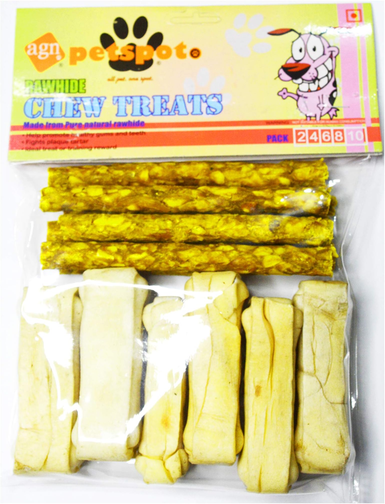 AGNpetSpot Dog Bone (3 Inch x 6 Pieces) and 120G Chicken Stick
