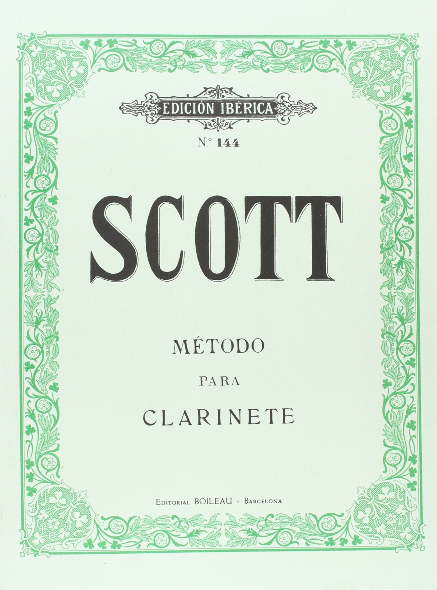 Méthode pour clarinete avec diagrammes de doigtés clairs