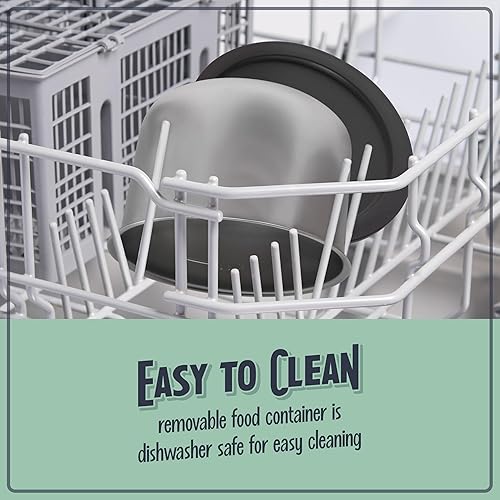 Miniatura 7 de Nostalgia Lonchera eléctrica portátil de 20 onzas, tamaño de viaje, capacidad de 2.5 tazas para sopa, chile y sobras, tapa sellada de silicona a