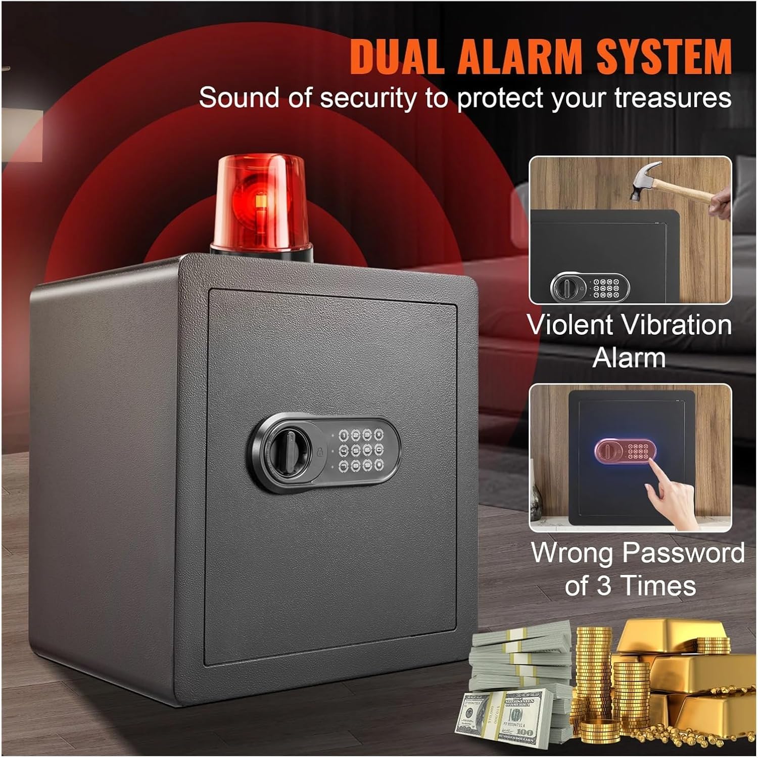 K1179 ディプロマット プレミアム金庫 S500WM タッチパネル 36L